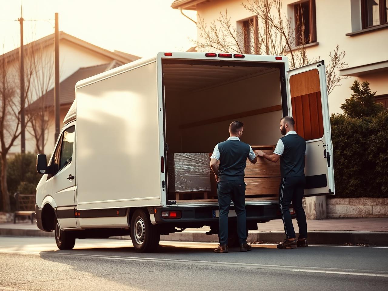 Notre camion d'atelier, chargé le matin même